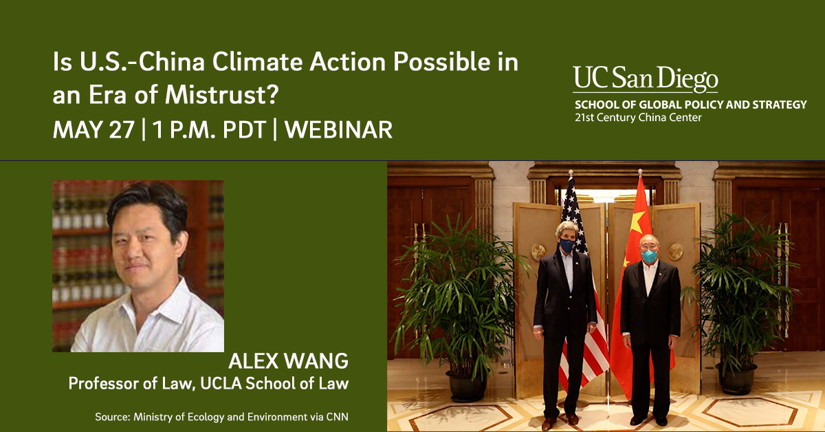 Is U.S.-China Climate Action Possible in an Era of Mistrust?