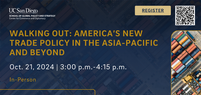 Walking Out: America’s New Trade Policy in the Asia-Pacific and Beyond