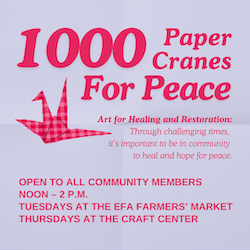 1000 Paper Cranes for Peace