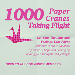 1,000 Paper Cranes For Peace Taking Flight