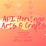 API Heritage Arts and Crafts Night
