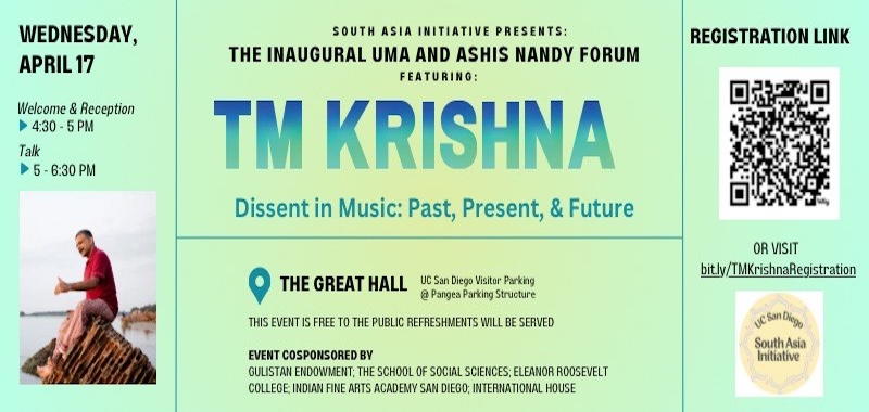 TM Krishna Dissent in Music: Past, Present, Future