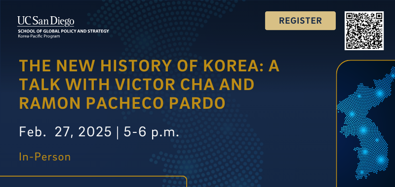 The New History of Korea: A Talk with Victor Cha and Ramon Pacheco Pardo