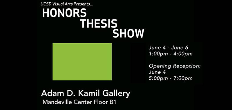 Visual Arts Honors Thesis Show