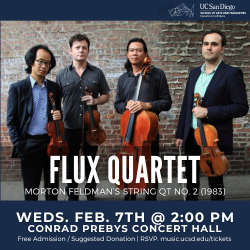 Bridge Music Series presents Flux Quartet
