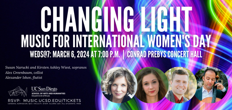 WEDS@7 Changing Light - Music for International Women’s Day