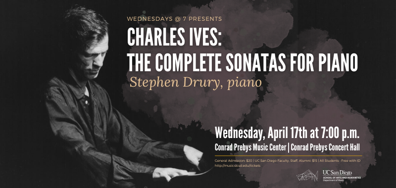 Pianist Stephen Drury performs Charles Ives