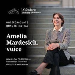 Amelia Mardesich, voice - Undergraduate Honors Recital