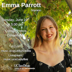 Emma Parrott, voice - Undergraduate Honors Recital