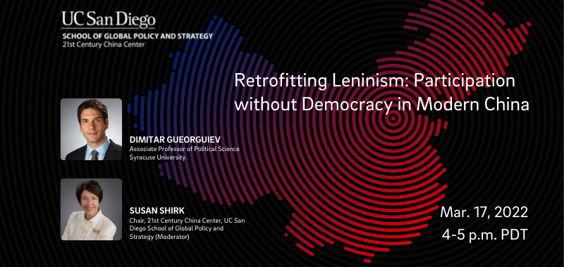 Retrofitting Leninism: Participation without Democracy in Modern China