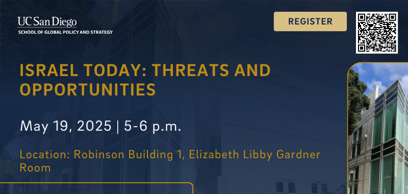 Israel Today: Threats and Opportunities