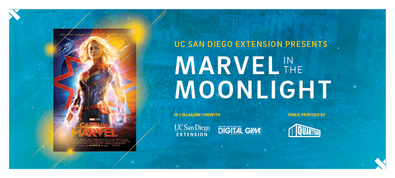 UC San Diego Extension and Digital Gym Cinema present Marvel in the Moonlight