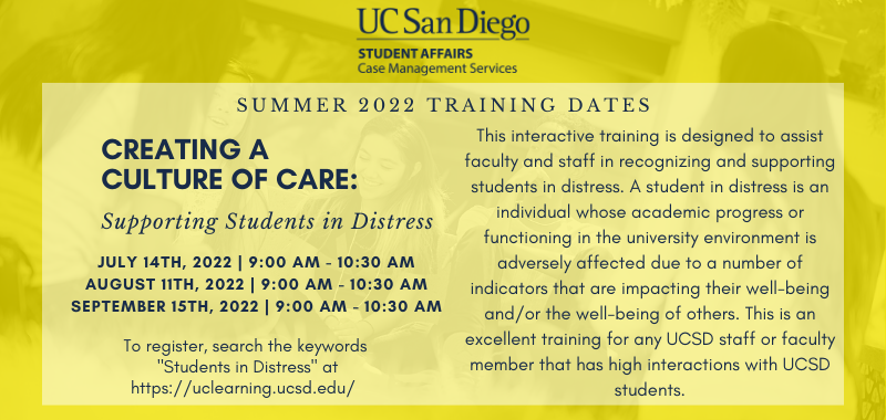 Creating a Culture of Care - Student Affairs Case Management Services