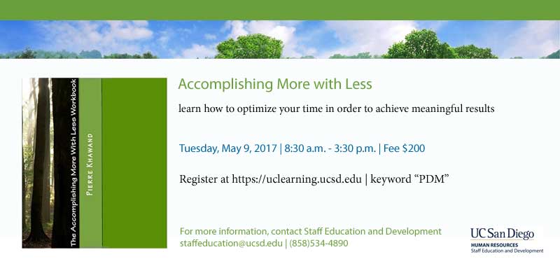 Accomplishing More With Less