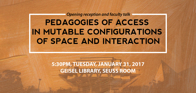 Pedagogies of Access in Mutable Configurations of Space and Interaction
