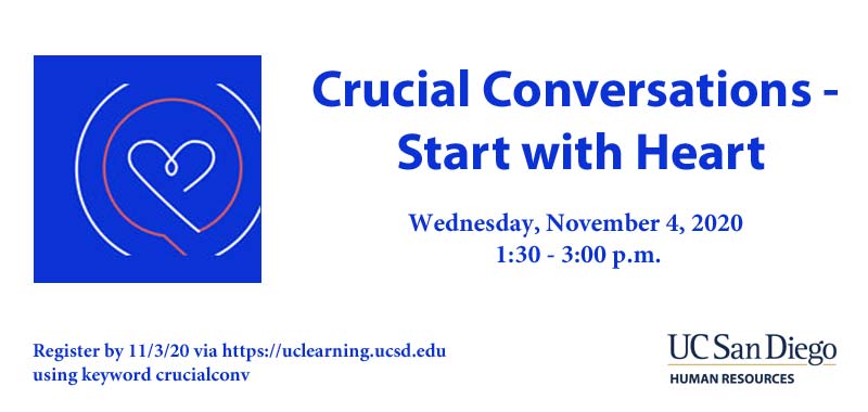 Crucial Conversations: Start with Heart
