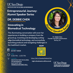 IGE Alumni Speaker Series-Entrepreneurial Journey w/ Debbie Chen