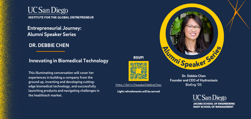 IGE Alumni Speaker Series-Entrepreneurial Journey w/ Debbie Chen