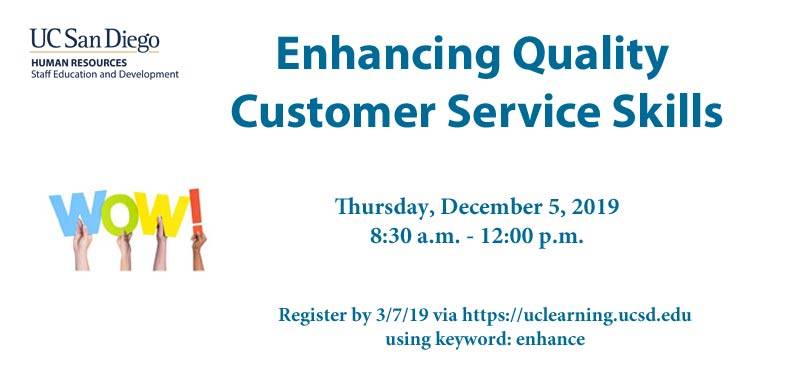Enhancing Quality Customer Service Skills