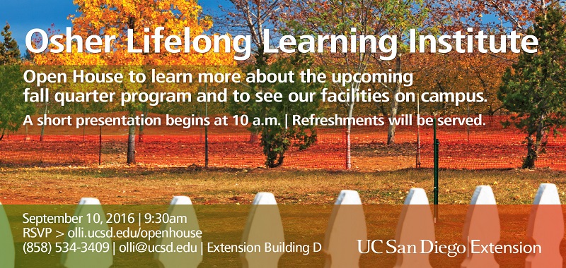Osher Lifelong Learning Institute Open House