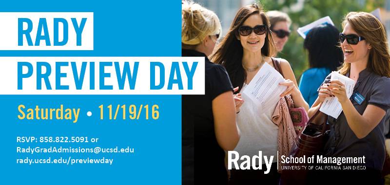 Rady School Fall Preview Day