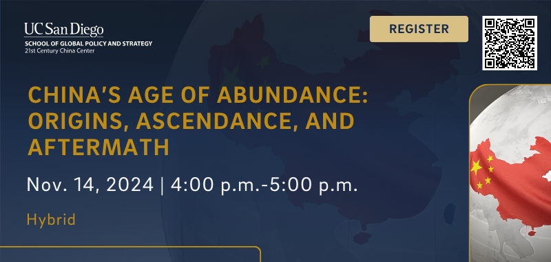 China’s Age of Abundance: Origins, Ascendance, and Aftermath