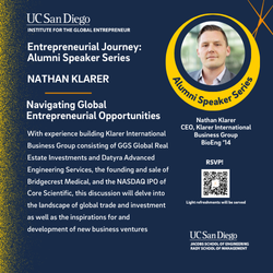 IGE Alumni Speaker Series- Entrepreneurial Journey w/ Nathan Klarer