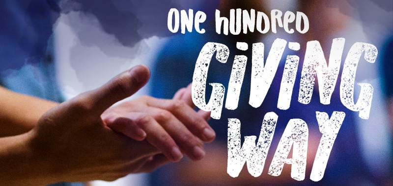 One Hundred Giving Way