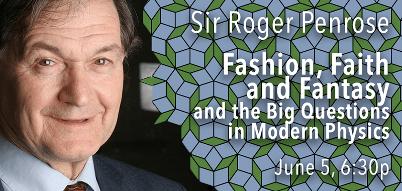 Sir Roger Penrose: Fashion, Faith and Fantasy and the Big Questions in Modern Physics