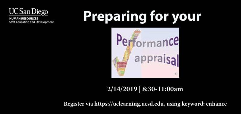 Preparing for your Performance Appraisal