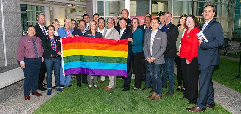 Pride Lighting Celebration—UC San Diego Health