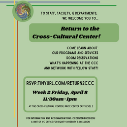 Return to the Cross-Cultural Center