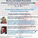 The Murray and Adylin Rosenblatt Endowed Lectures in Applied Mathematics