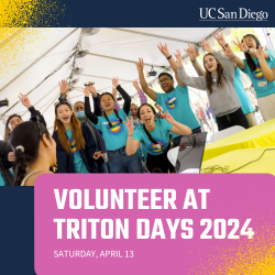 VOLUNTEER AT TRITON DAYS 2024