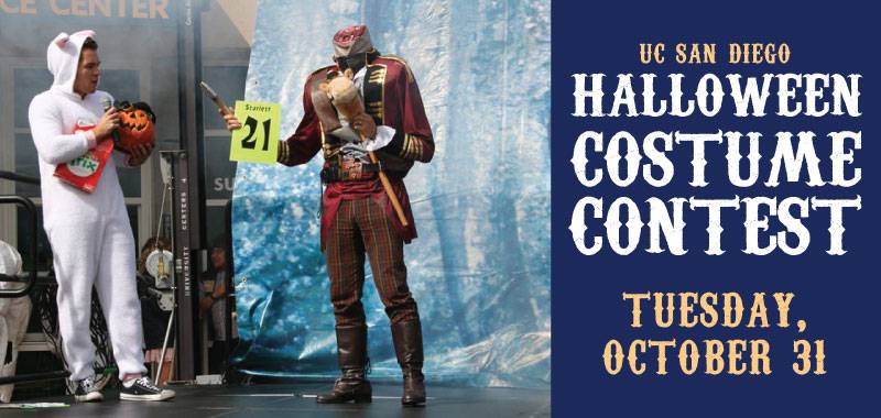 Annual UC San Diego Halloween Costume Contest: proudly sponsored by the UC San Diego Bookstore
