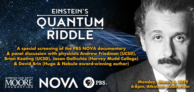 Einstein’s Quantum Riddle: Special PBS NOVA Screening and Panel Discussion