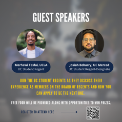 Student Townhall: Serve on UC's Board of Regents