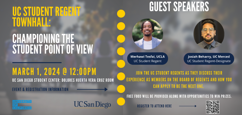 Student Townhall: Serve on UC’s Board of Regents