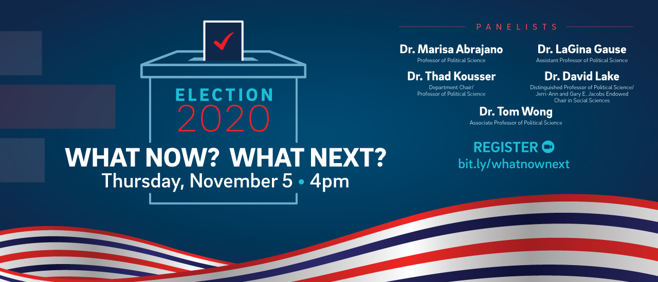 Election 2020: What Now? What Next?