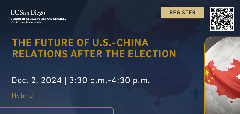 The Future of U.S.-China Relations After the Election