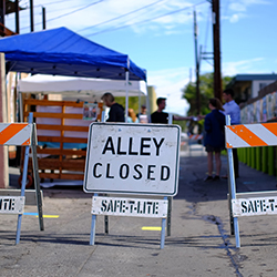 AlleysInAction! Community Pop-up in Normal Heights Alley