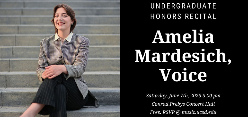 Amelia Mardesich, voice - Undergraduate Honors Recital
