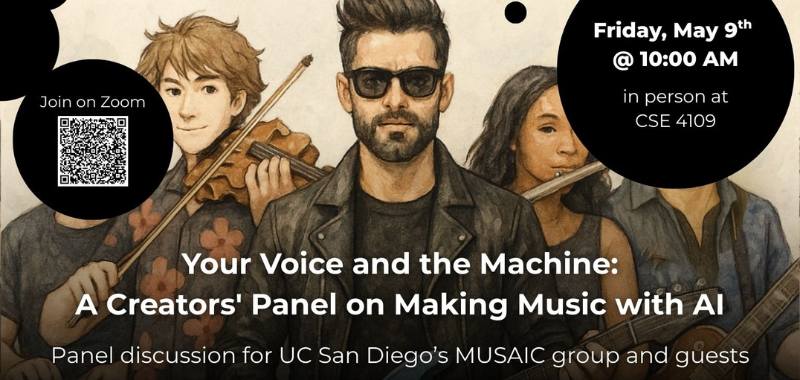 Your Voice and the Machine: A Creators’ Panel on Making Music with AI
