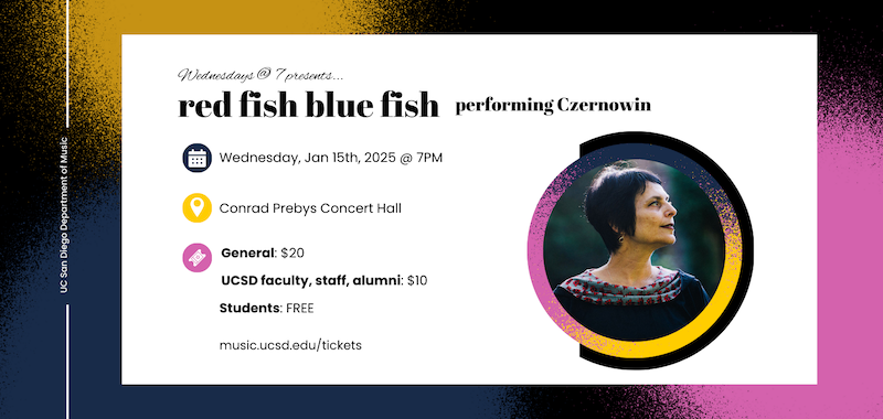  WEDS7 red fish blue fish Performs Czernowin