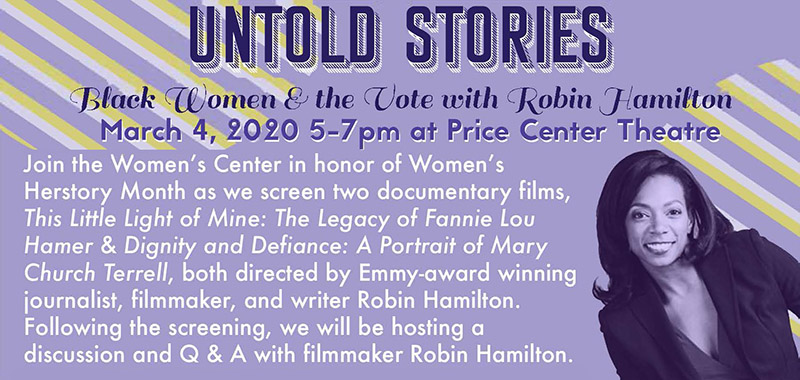 Untold Stories: Black Women and the Vote with Robin Hamilton