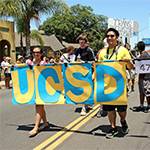 March with UC San Diego at the SD Pride Parade