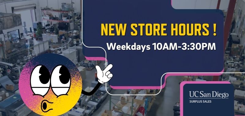 Think Surplus First. New Hours!